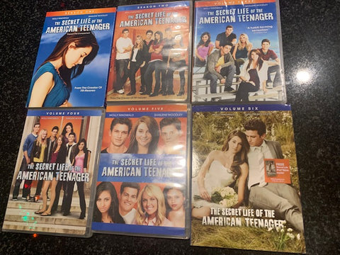 The Secret Life of the American Teenager Season 1 - 5 & Vol 6 DVDs
