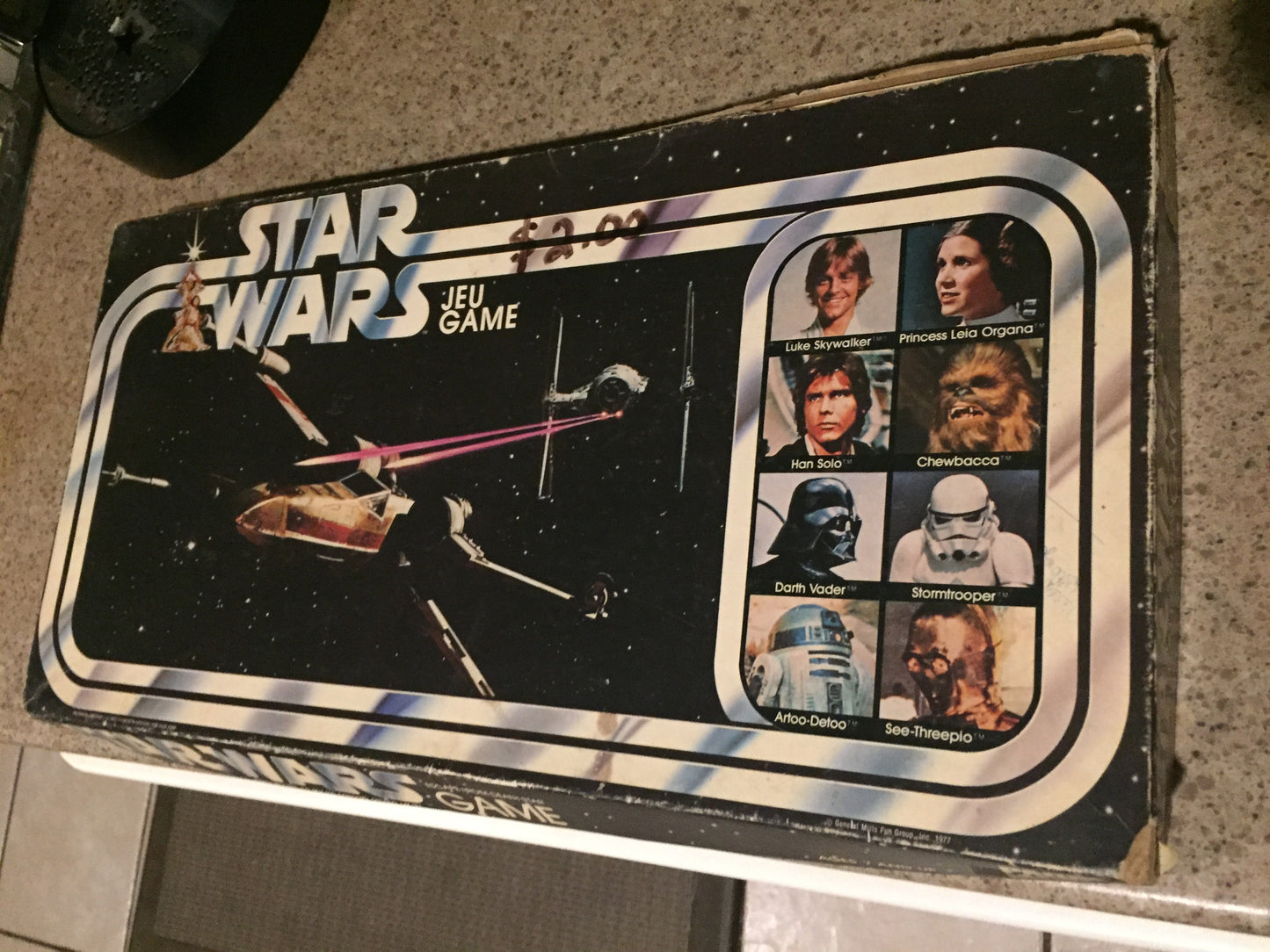 Vintage 1977 Star Wars Escape From Death Star Kenner Board Game - 99 % Complete