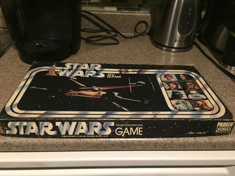 Vintage 1977 Star Wars Escape From Death Star Kenner Board Game - 99 % Complete