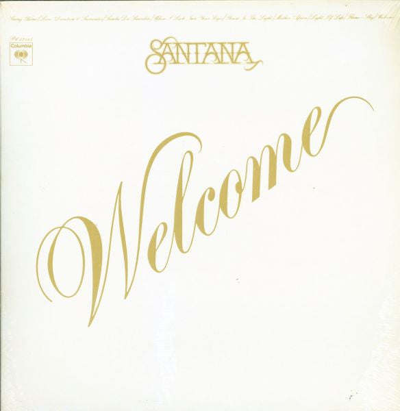 Santana ‎– Welcome -1973 Jazz-Rock, Latin Jazz (vinyl)