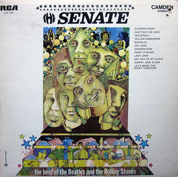 Senate ,the  ‎– The Best Of The Beatles And The Rolling Stones- 1969  Beat, Mod,( clearance vinyl) NO COVER