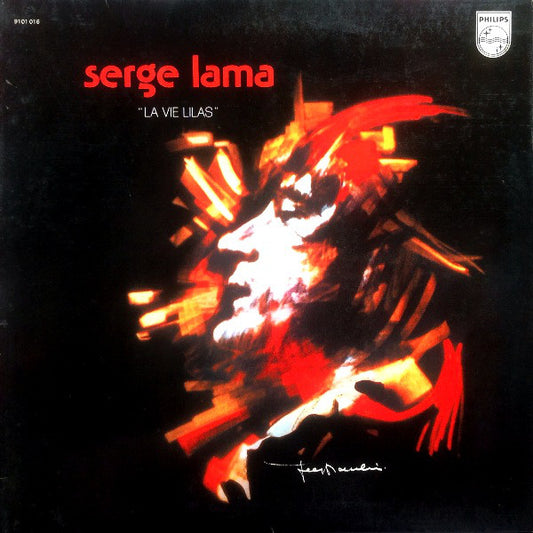 Serge Lama ‎– La Vie Lilas - 1975 Chanson - French singer and songwriter (vinyl)