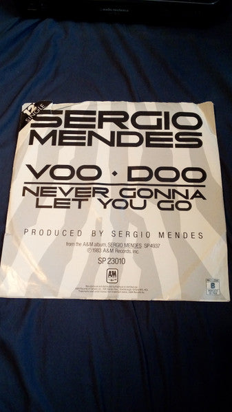 Sérgio Mendes – Voo Doo/Never Gonna Let You Go - 1983-Jazz, Funk / Soul, Pop (12", 33 ⅓ RPM)