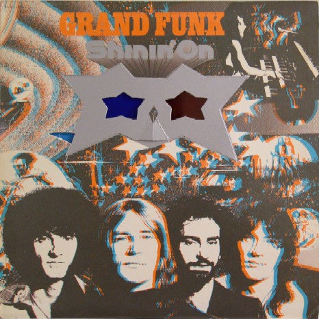 Grand Funk ‎– Shinin' On- 1974 - Classic Rock (vinyl) NO 3D GLASSES
