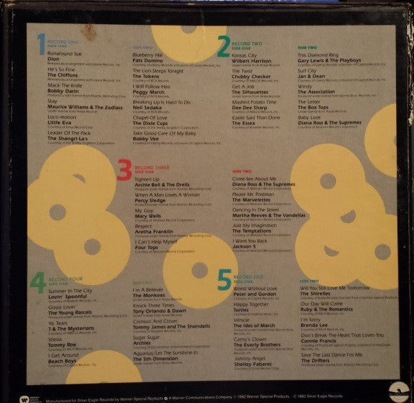 Silver Eagle Records Presents Solid Gold Party Rock - 5 lps set ! Rock & Roll, Pop Rock, Soul, Psychedelic, Classic Rock (vinyl)