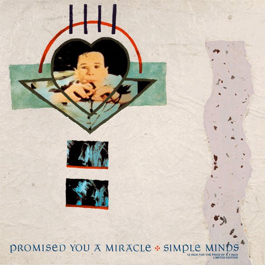 Simple Minds ‎– Promised You A Miracle / Book Of Brilliant Things / Glittering Prize / Celebrate - 1987-Synth-pop (UK 12 " Single LP)