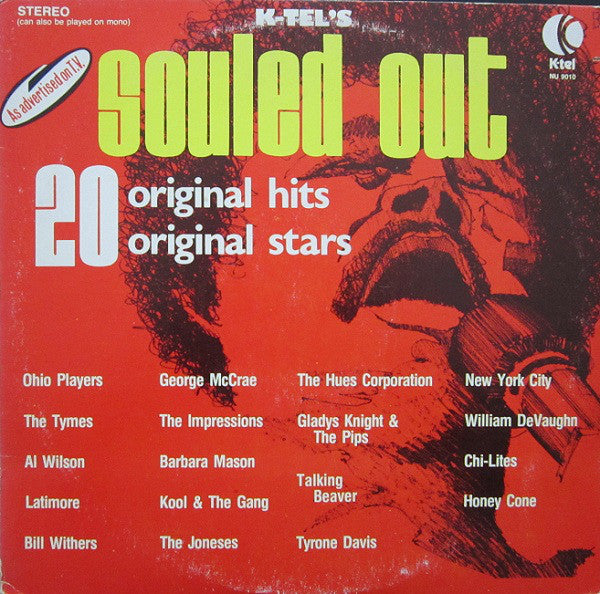 Souled Out-1975- Various Al Wislon,Bill Withers +  Funk / Soul (clearance vinyl)