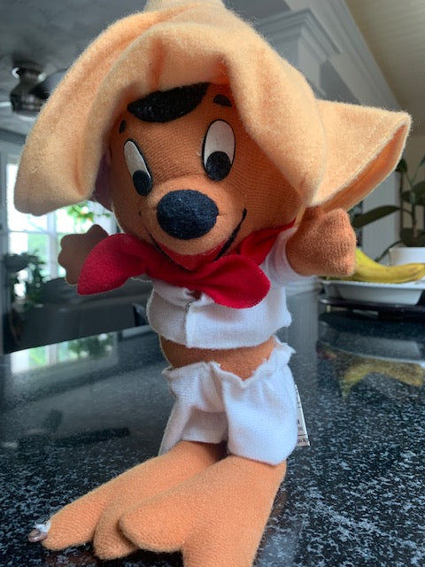 Vintage Warner Brothers Characters Speedy Gonzales Plush Mighty Star LTD 1971