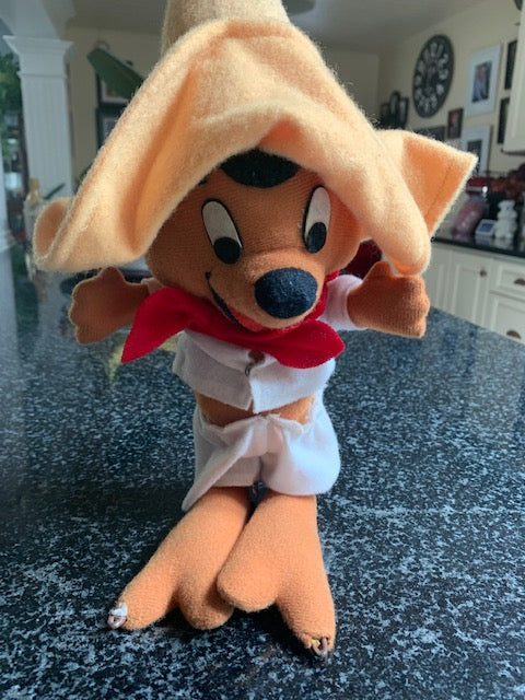 Vintage Warner Brothers Characters Speedy Gonzales Plush Mighty Star LTD 1971
