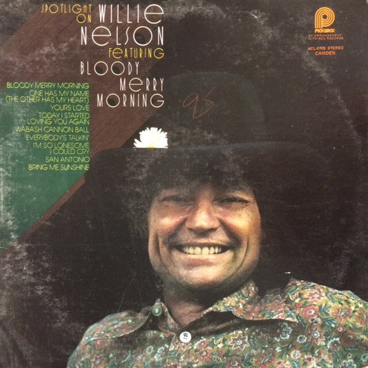 Willie Nelson ‎– Spotlight On Willie Nelson -1974 -  Folk, World, & Country (vinyl)