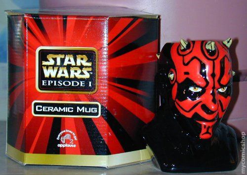 New in the Box Star Wars Ceramic Mug Darth Maul Applause w/ Certificate Retired