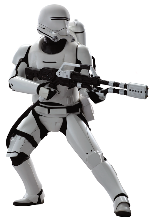 STAR WARS FORCE AWAKENS FIRST ORDER STORMTROOPER- 3 1/2 " Figure on Stand