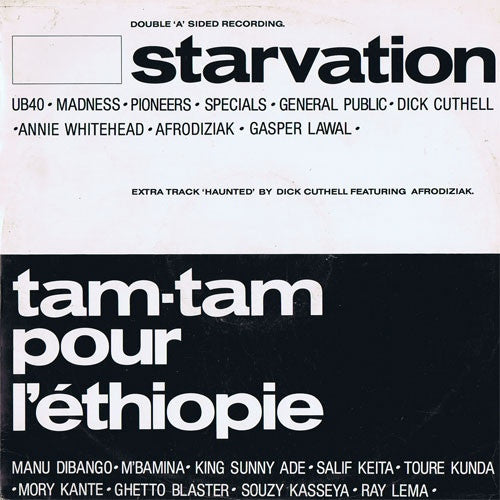 Starvation ‎– Starvation / Tam Tam Pour L'Éthiopie - 1985 Afro Cuban Jazz (UK Import Vinyl)