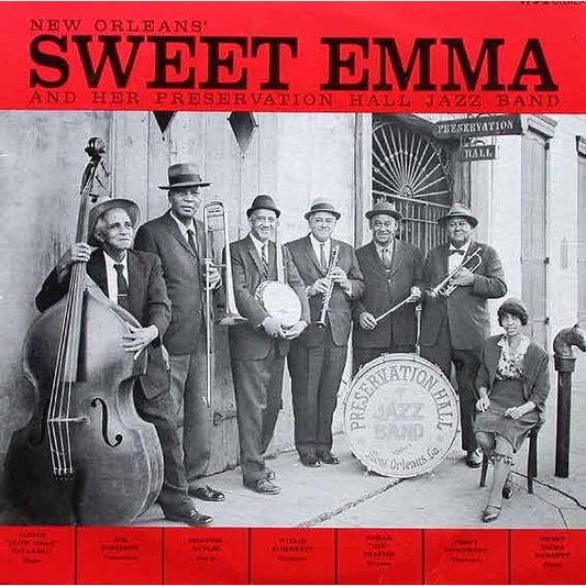 New Orleans' Sweet Emma And Her Preservation Hall Jazz Band- 1964 Jazz , Swing (Vinyl)