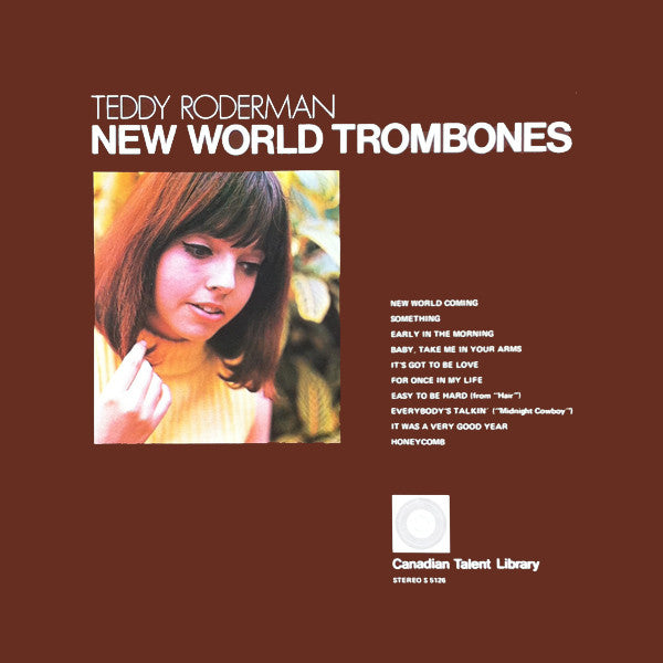 Teddy Roderman ‎– New World Trombones - Jazz, Rock, Pop, (Rare Vinyl)