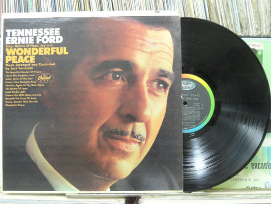 Tennessee Ernie Ford ‎– Wonderful Peace 1966 Vocal, Gospel (vinyl)