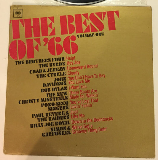 The Best Of '66 Volume One - 1967- Pop Rock, Folk Rock, Ballad (vinyl)