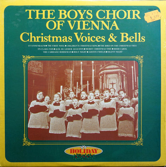 The Boys Choir Of Vienna – Christmas Voices & Bells - 1980-Pop, Classical Style:Religious (vinyl)