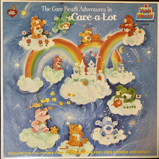 The Care Bears ‎– The Care Bears Adventures In Care-A-Lot - 1983-Pop, Children's (vinyl )