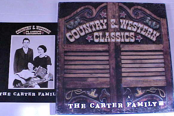The Carter Family ‎– Country & Western Classics - 3 lp set -Country - 1982-Country, Folk (Rare Vinyl)
