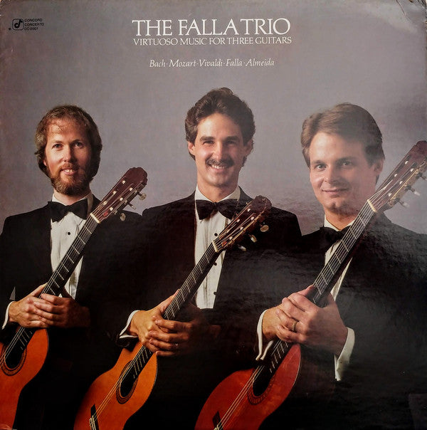 The Falla Trio ‎– Virtuoso Music For Three Guitars - 1984-Latin, Classical (vinyl)