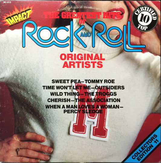 The Greatest Hits Of Rock And Roll - Vol 11- 1982-Classic Rock (vinyl) Percy sledge, The Association +