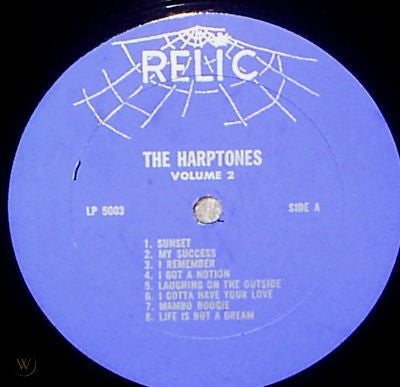 The Harptones Featuring Willie Winfield ‎– The Harptones Volume 2 - Rock Style: Doo Wop (Rare Vinyl)