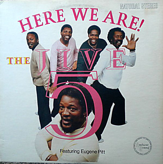 The Jive 5 Featuring Eugene Pitt – Here We Are! -1982-Rock, Funk / Soul,  Doo Wop (Vinyl)