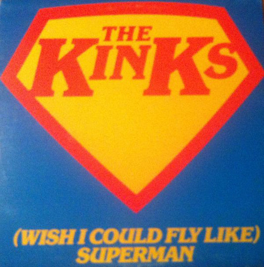Kinks ‎– (Wish I Could Fly Like) Superman - 1979- Pop Rock ( Blue Vinyl )