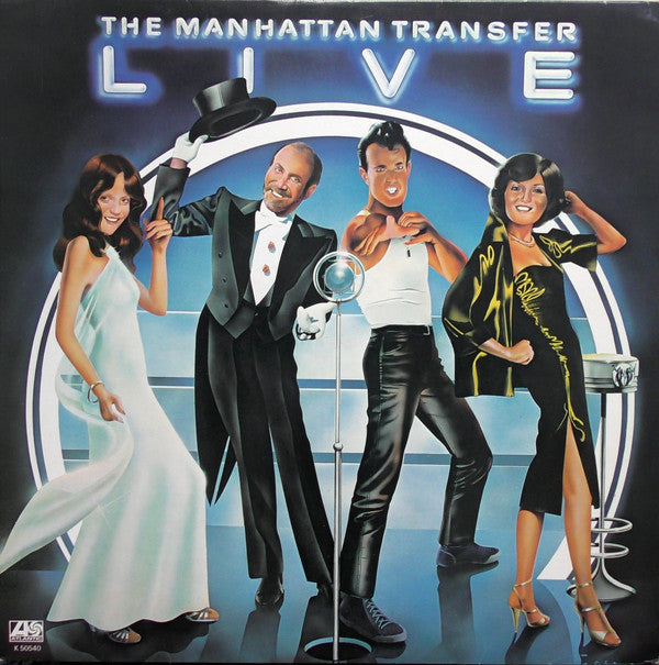 The Manhattan Transfer ‎– Live - 1978-Swing, Vocal jazz (vinyl) UK Import