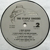 The Staple Singers ‎– Turning Point -1984-Funk / Soul Style: Disco, Funk, Soul (vinyl)