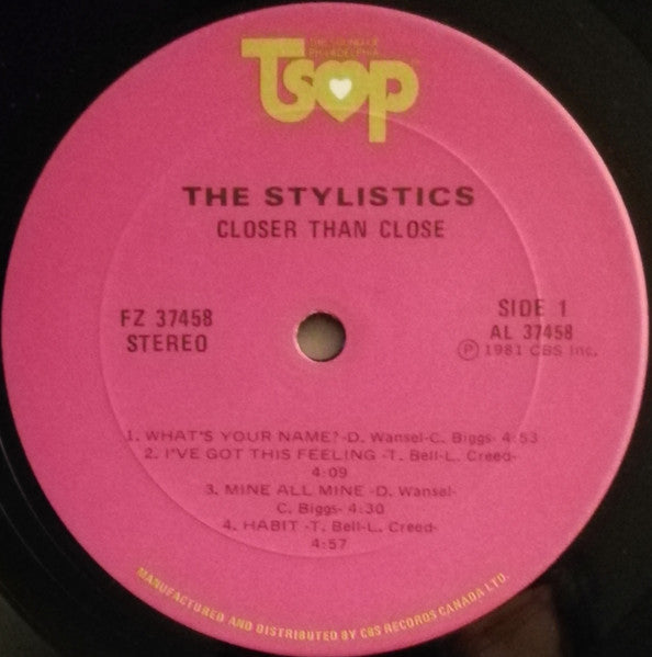 The Stylistics – Closer Than Close - Funk / Soul (vinyl)