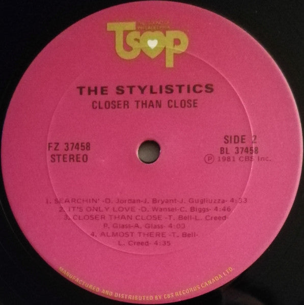 The Stylistics – Closer Than Close - Funk / Soul (vinyl)