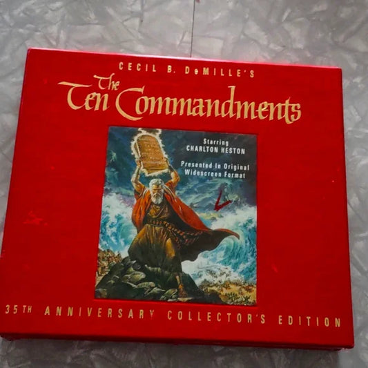 The Ten Commandments 35th Anniversary Edition on VHS New Sealed