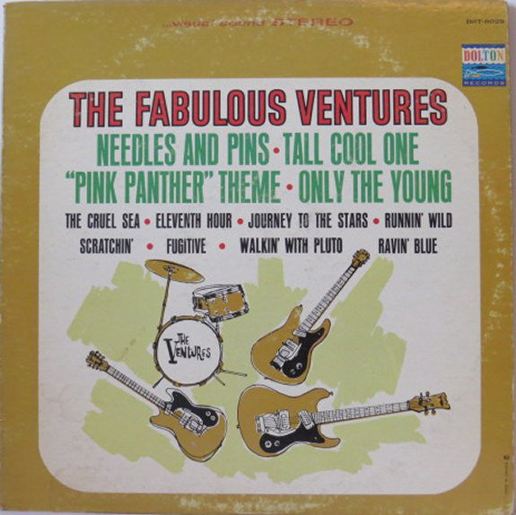 The Ventures ‎– The Fabulous Ventures -1964- Surf Rock (Rare Vinyl)