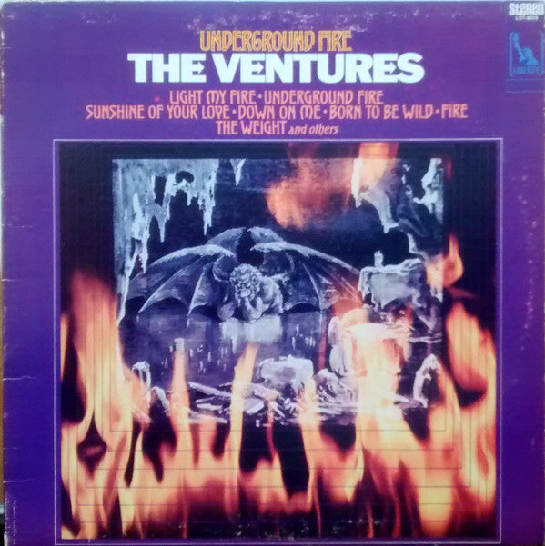 The Ventures ‎– Underground Fire -1969-Rock Style: Blues Rock, Classic Rock (vinyl)