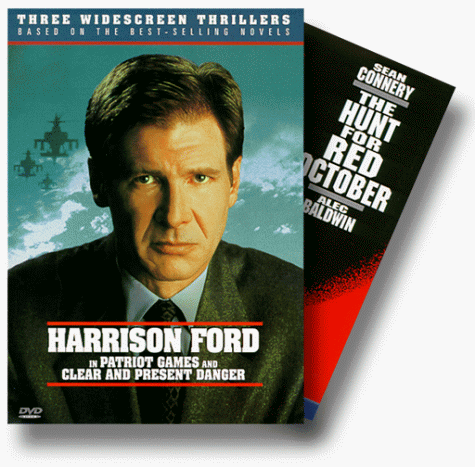 The Jack Ryan Collection: Patriot Games/Clear and Present Danger/The Hunt for Red October [3 Discs] (Widescreen) [Import] mint used
