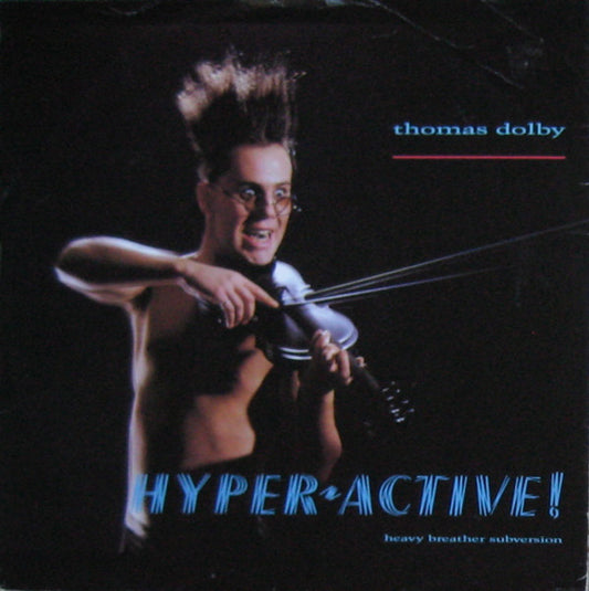 Thomas Dolby ‎– Hyper-active! (Heavy Breather Subversion)-1984 Synth pop -12", 45 RPM