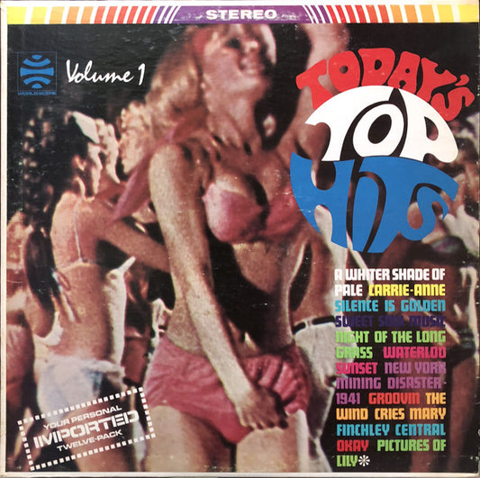 Today's Top Hits. Volume 1 - Rare 60's Mix (vinyl)