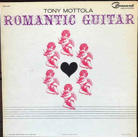 Tony Mottola – Romantic Guitar - 1963-Jazz,Pop (Vinyl) Made in Canada