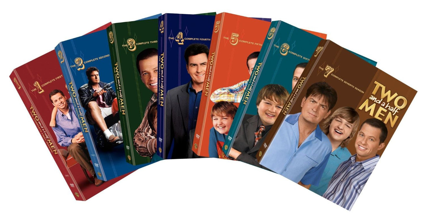 Two and a Half Men Seasons 1-7 ( DVD) Mint Used
