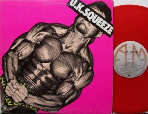 UK Squeeze - Self Titled LP - Red Vinyl - 1978 Promotional -  Pop Rock, Punk (vinyl)