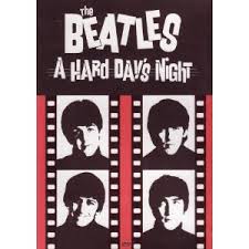 VHS THE BEATLES A Hard Days Night Black and White Classic Rock Roll Video Film