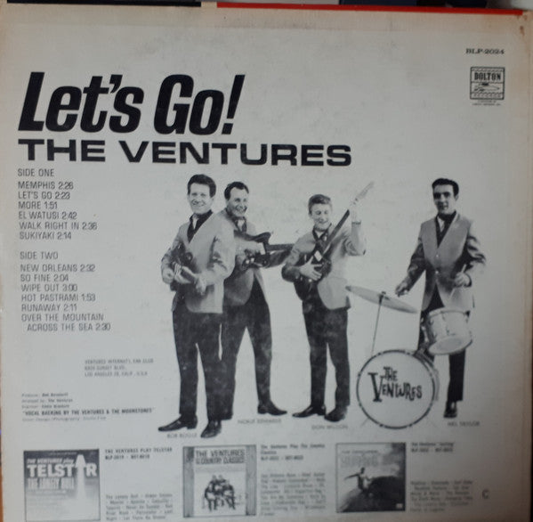 Ventures,The  ‎– Let's Go! - 1963 - Surf (vinyl)