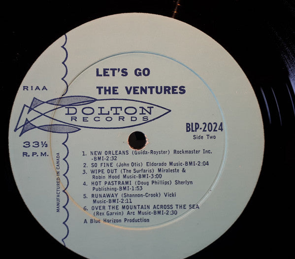 Ventures,The  ‎– Let's Go! - 1963 - Surf (vinyl)