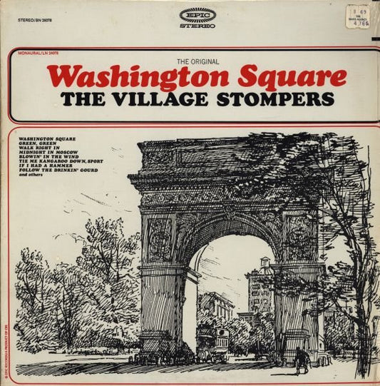 Village Stompers,The ‎– The Original Washington Square -1963 - Big Band, Dixieland, Cool Jazz (Vinyl)