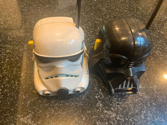 Star Wars Walkie Talkies The Force Awakens Darth Vader & Stormtrooper (1994)