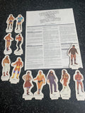 Vintage 1985 WWF Wrestling Stars Board Game Bilingual Milton Bradley  almost 100% ( Only 3 Dice Missing )