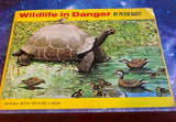1963 BROOKE BOND PICTURE CARDS - WILDLIFE IN DANGER - COMPLETE BOOK & 1 - 50 CARDS