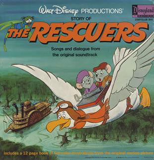 Walt Disney Productions' Story Of The Rescuers -1977- Children (Vinyl)